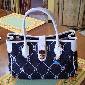 Dooney & Bourke Black and White Satchel